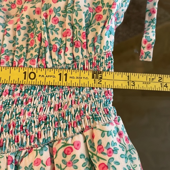 Womens J.Crew puff sleeve floral midi dress - Picture 6 of 7